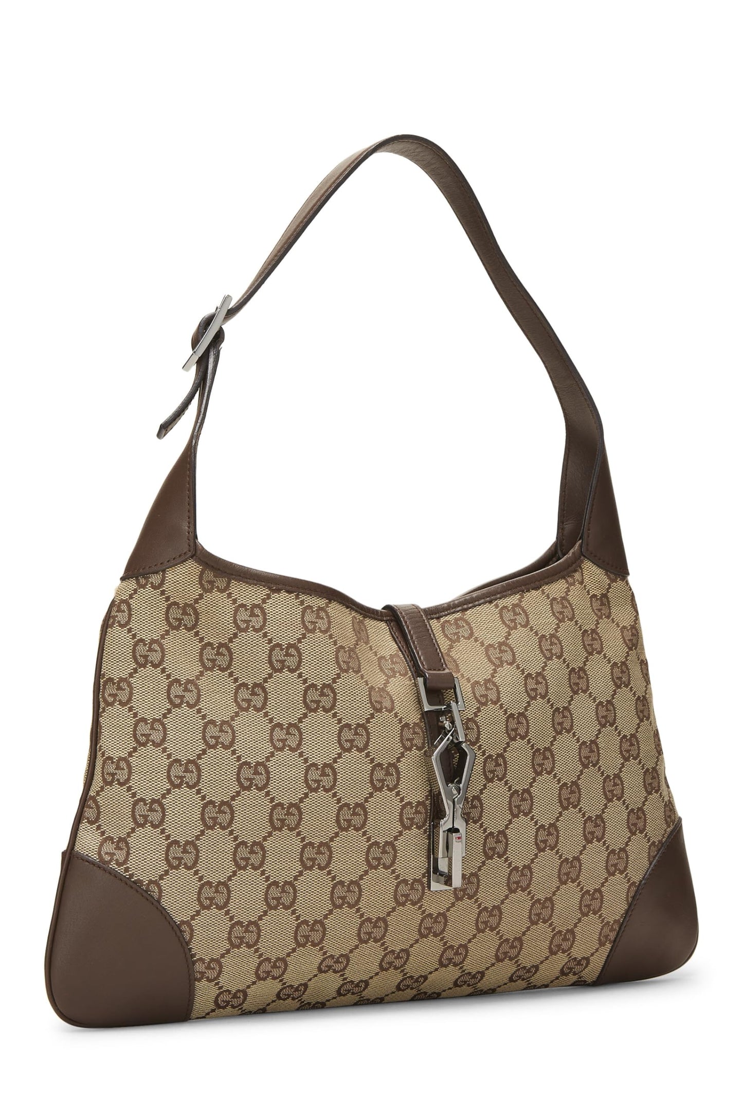 Gucci, Pre-Loved Original GG Canvas Jackie, Brown