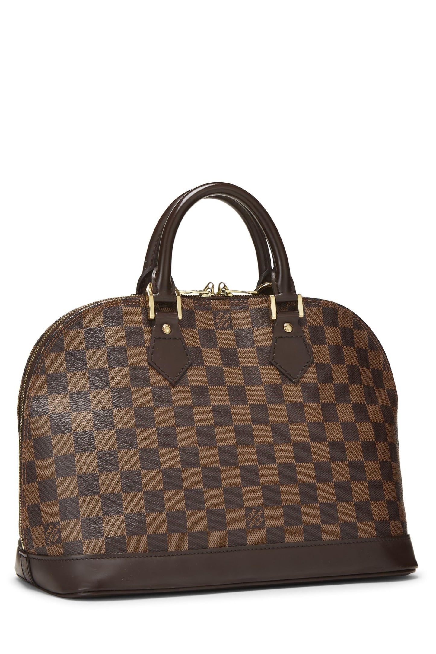 Louis Vuitton, Pre-Loved Damier Ebene Alma PM, Brown