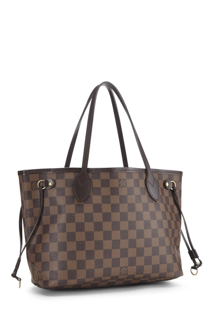 Louis Vuitton, Damier Ebene Neverfull PM d'occasion, marron