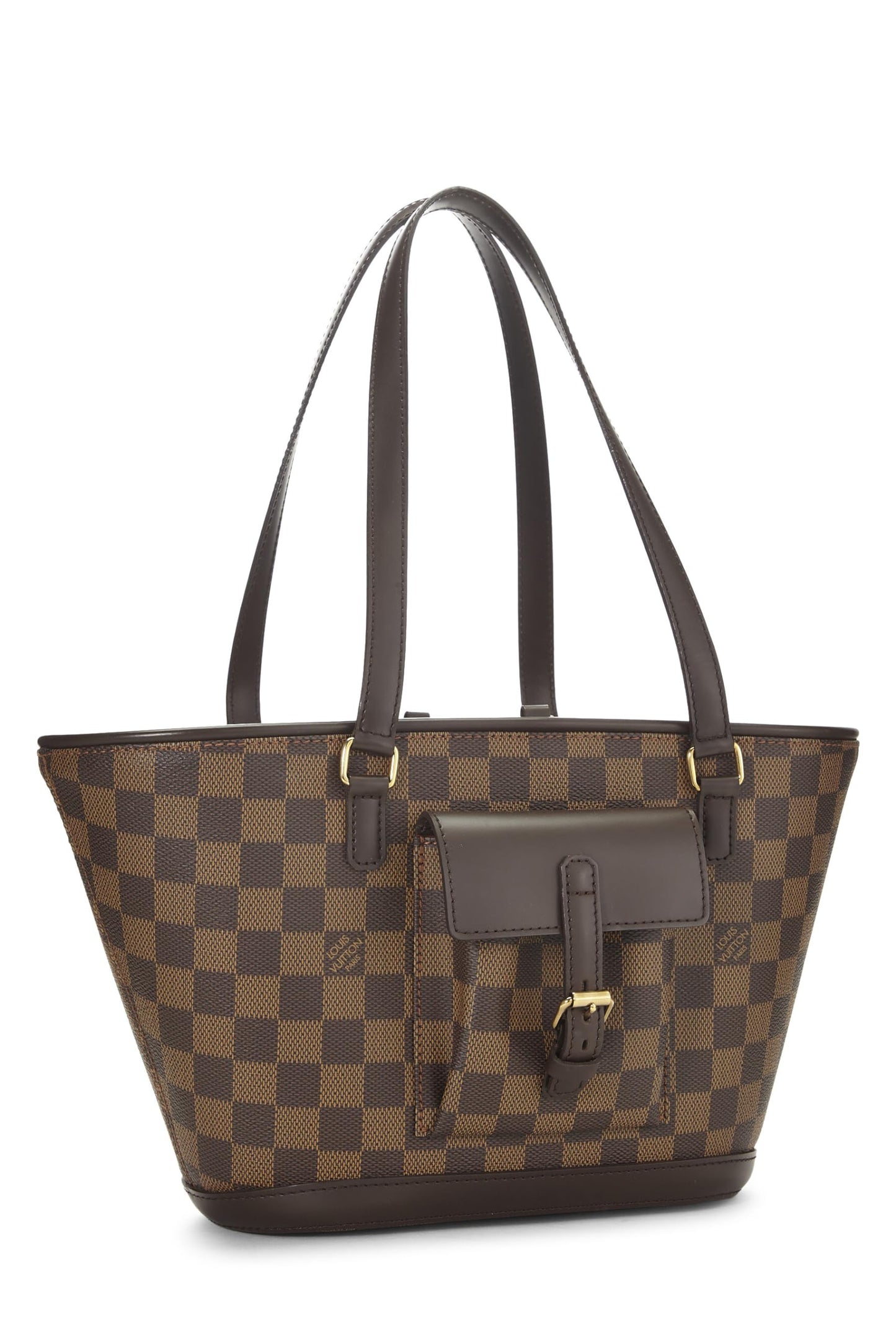 Louis Vuitton, Pre-Loved Damier Ebene Manosque PM, Marrón