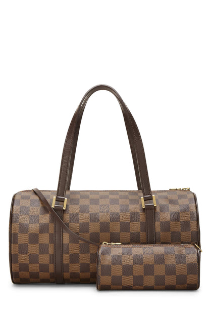 Louis Vuitton, Pre-Loved Damier Ebene Papillon 30 & Mini Set, Brown