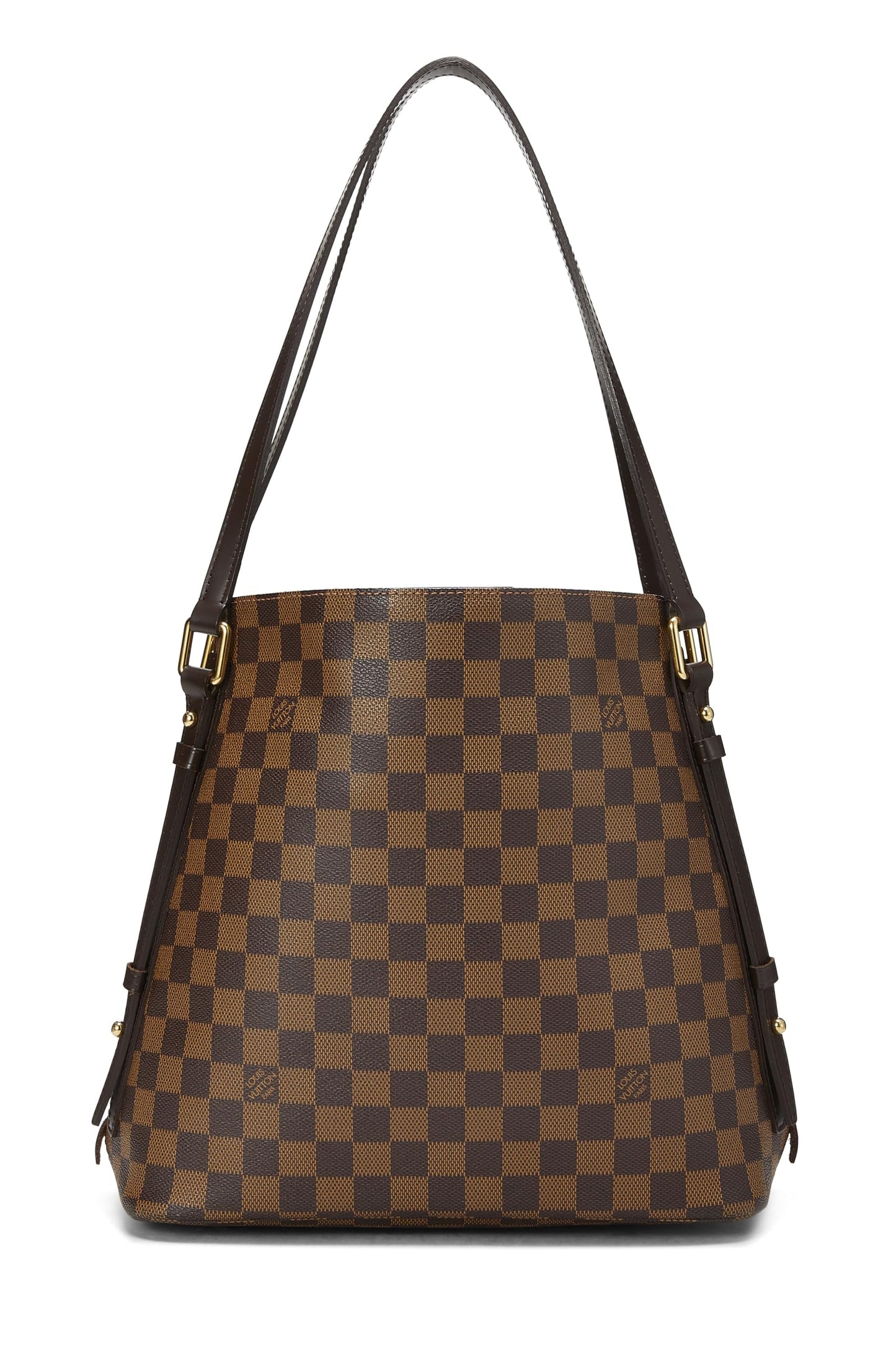 Louis Vuitton, Cabas Rivington Damier Ebène d'occasion, marron