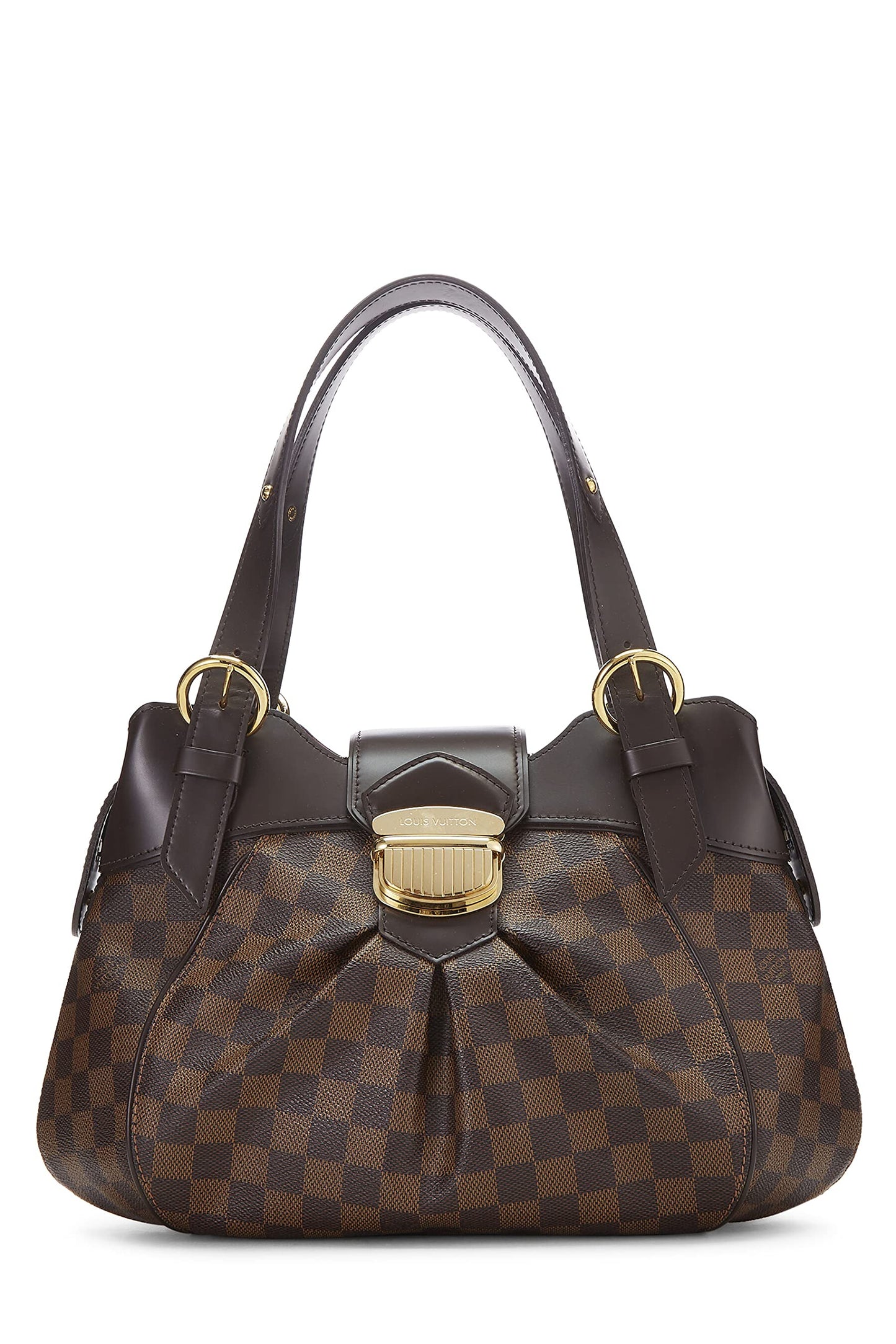 Louis Vuitton, Damier Ebene Sistina PM d'occasion, marron