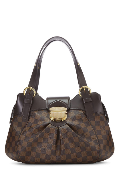 Louis Vuitton, Pre-Loved Damier Ebene Sistina PM, Brown