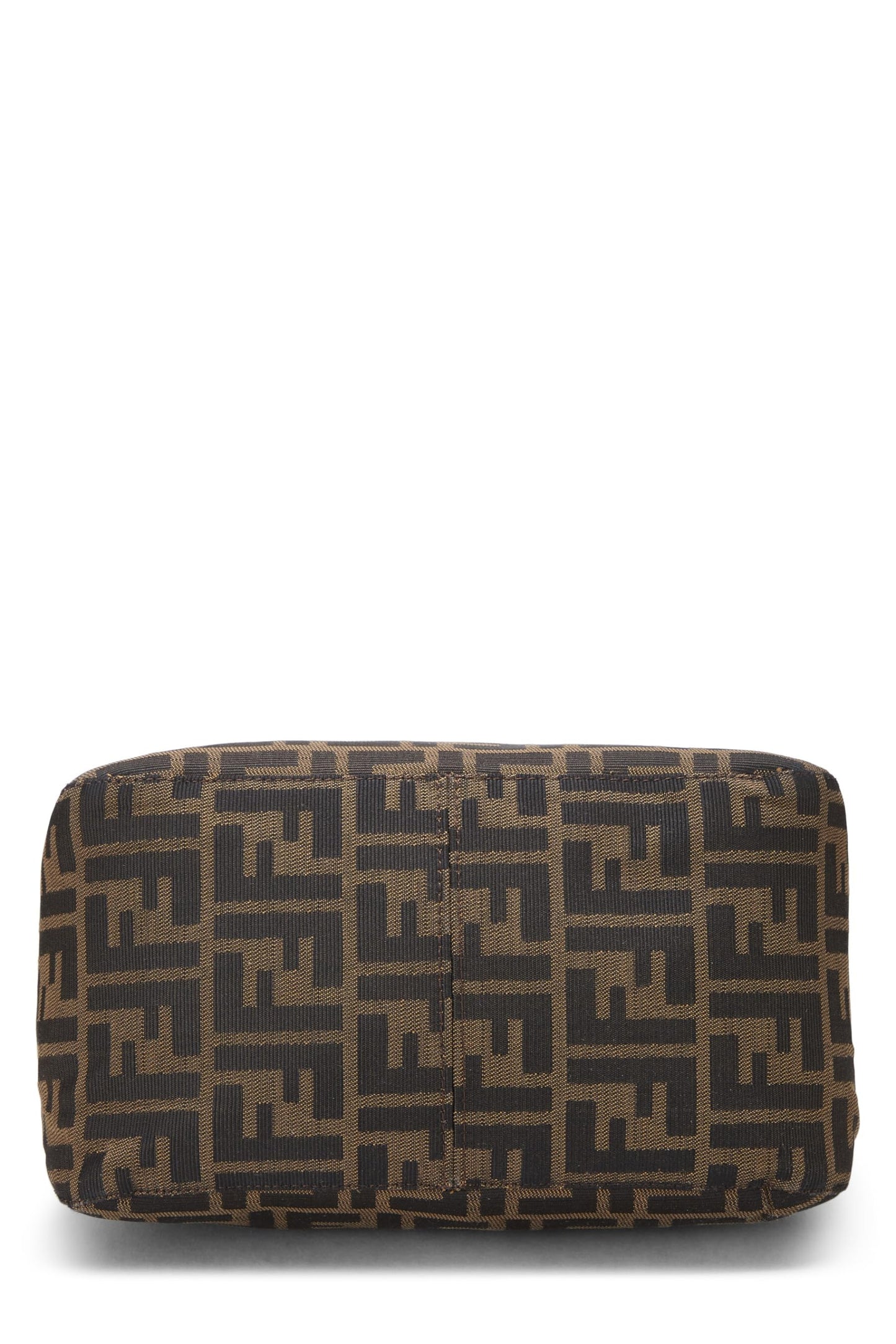 Fendi, sac à bandoulière en toile marron Zucca d'occasion, marron