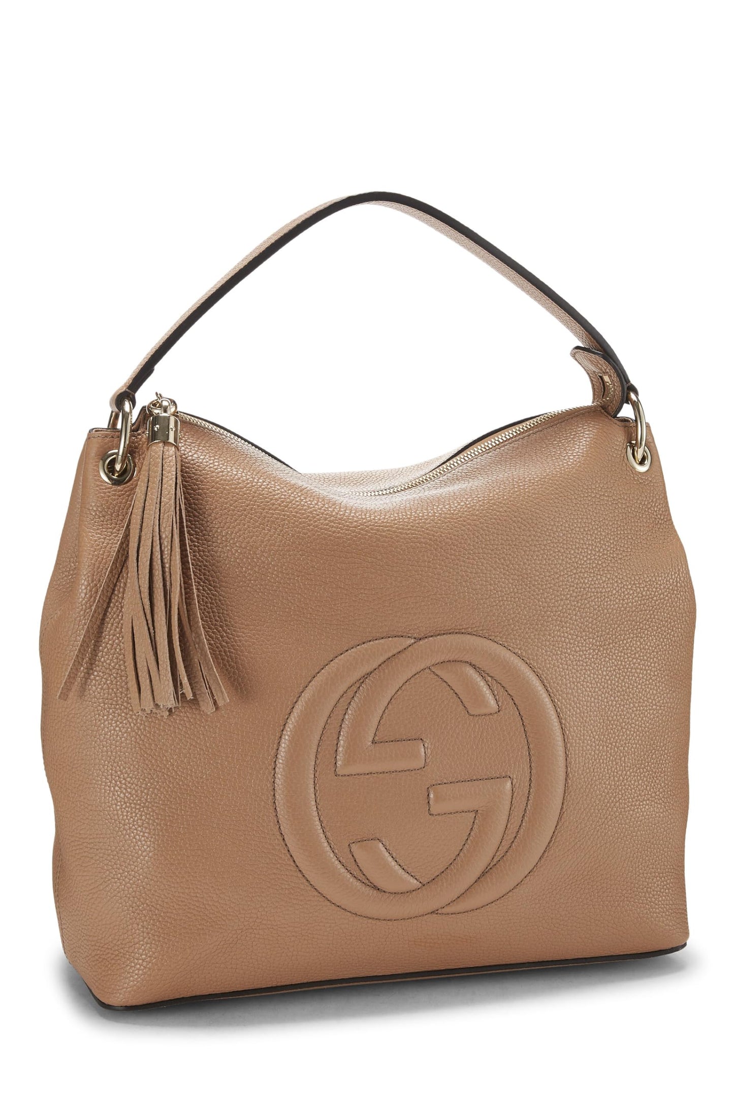 Gucci, Hobo Soho grande convertible de cuero marrón Pre-Loved, Marrón