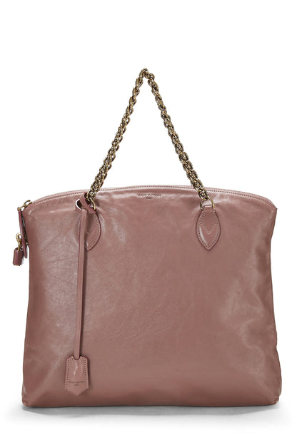 Chanel, Pre-Loved Pink Leather Cuir Boudoir MM, Pink