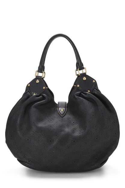 Louis Vuitton, Pre-Loved Black Monogram Mahina Large, Black