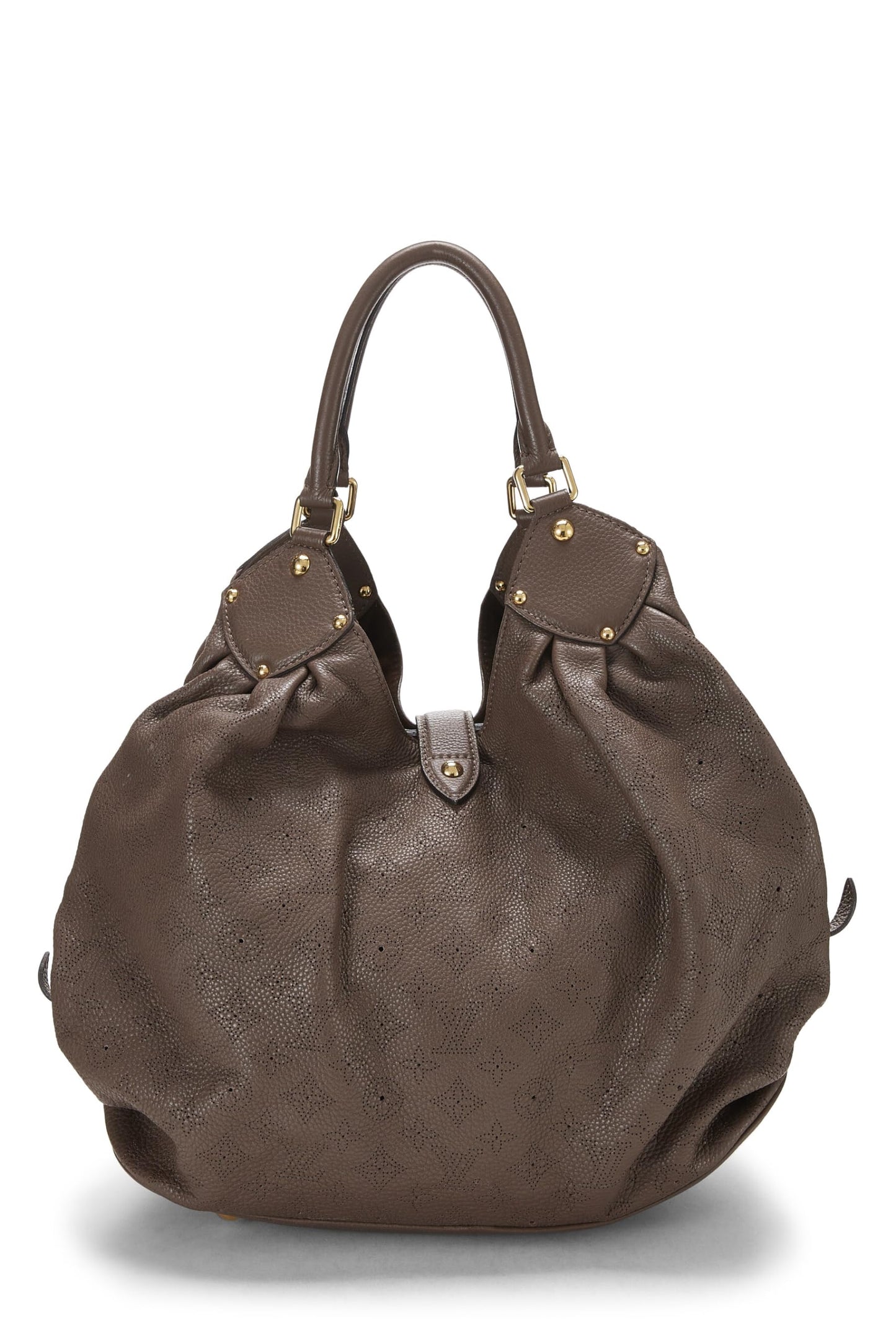 Louis Vuitton, Mahina XL marron Monogram d'occasion, marron