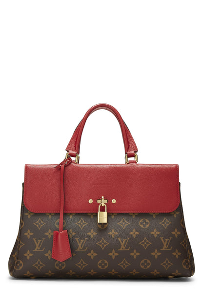 Louis Vuitton, Venus de lona con monograma rojo Pre-Loved, Rojo