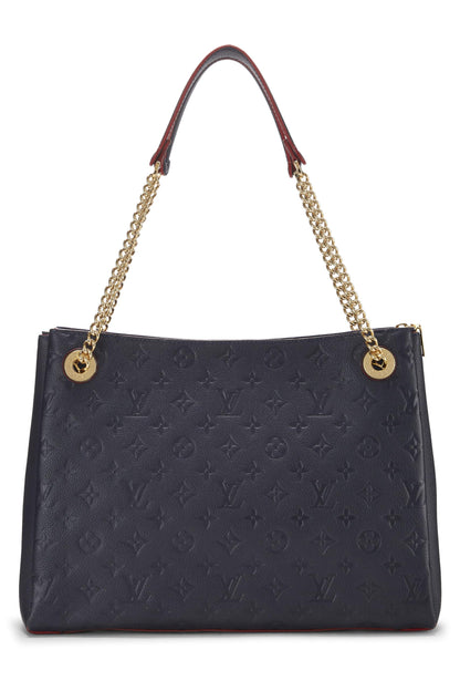 Louis Vuitton, Monograma Infini azul Pre-Loved Empreinte Surene MM, Azul marino