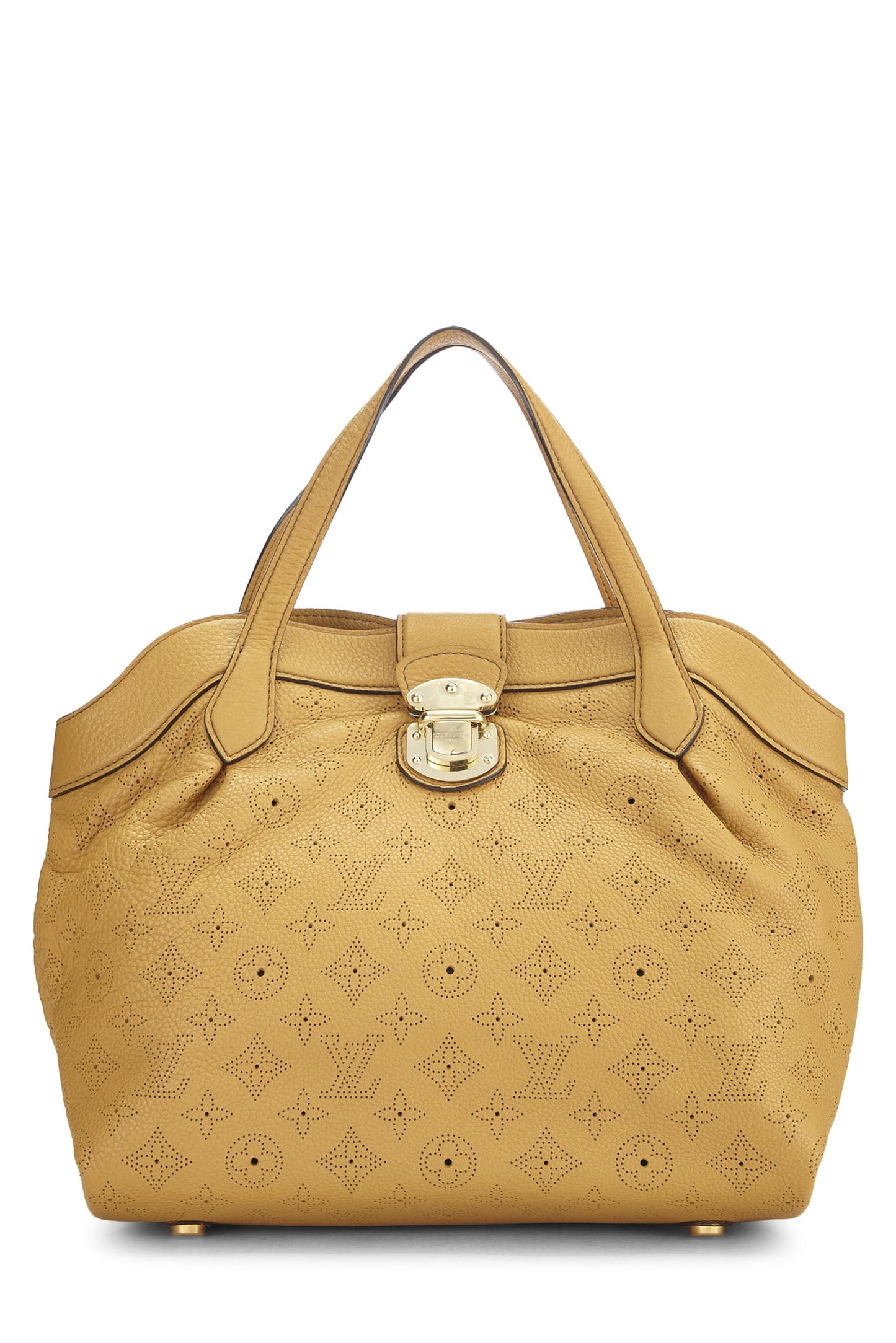 Louis Vuitton, Monograma amarillo Pre-Loved Mahina Sevres PM, Amarillo