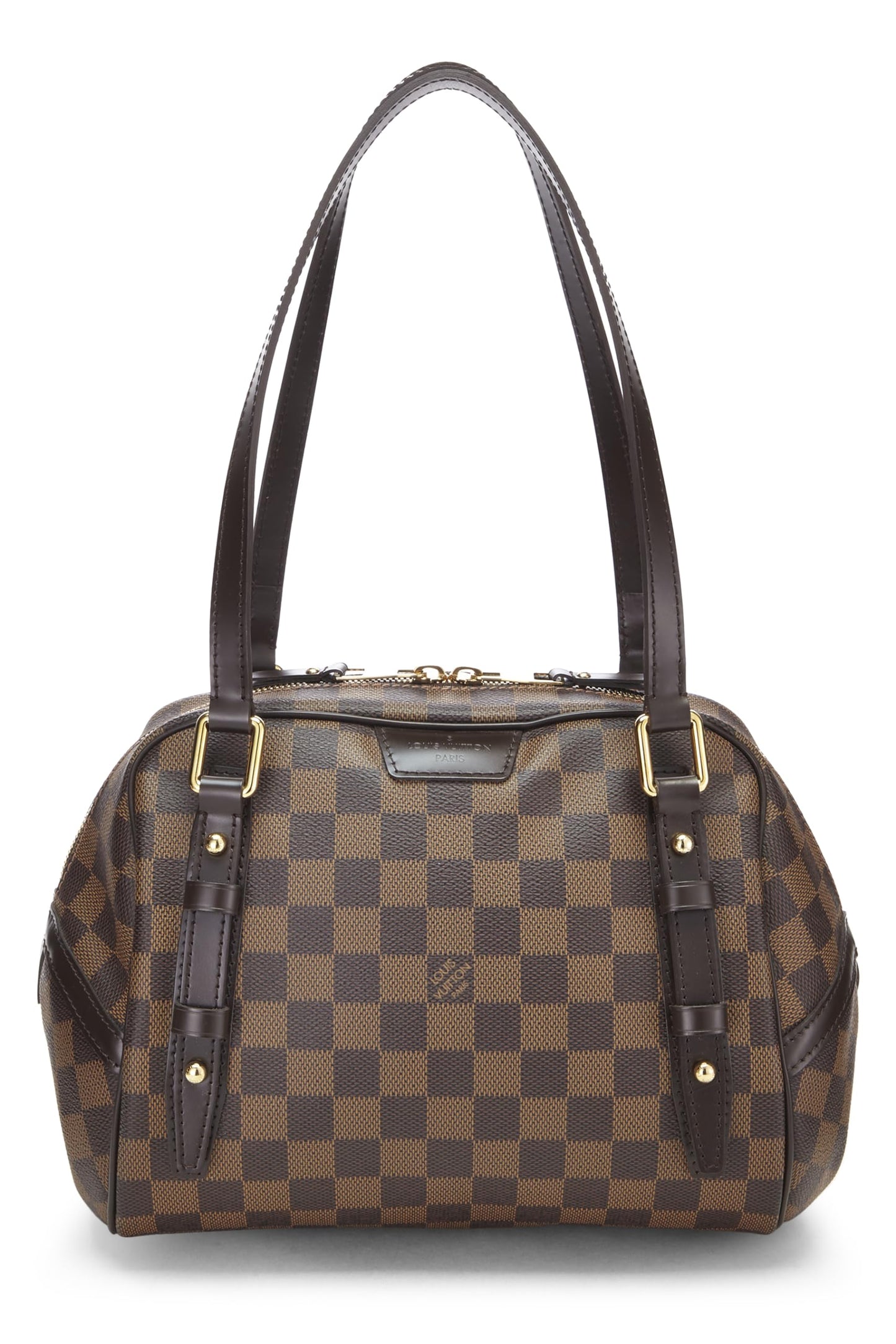 Louis Vuitton, Damier Ebene Rivington PM d'occasion, marron