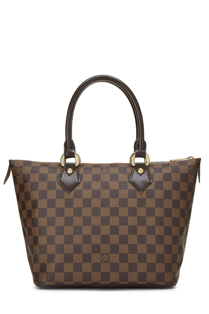 Louis Vuitton, Pre-Loved Damier Ebene Saleya PM, Brown