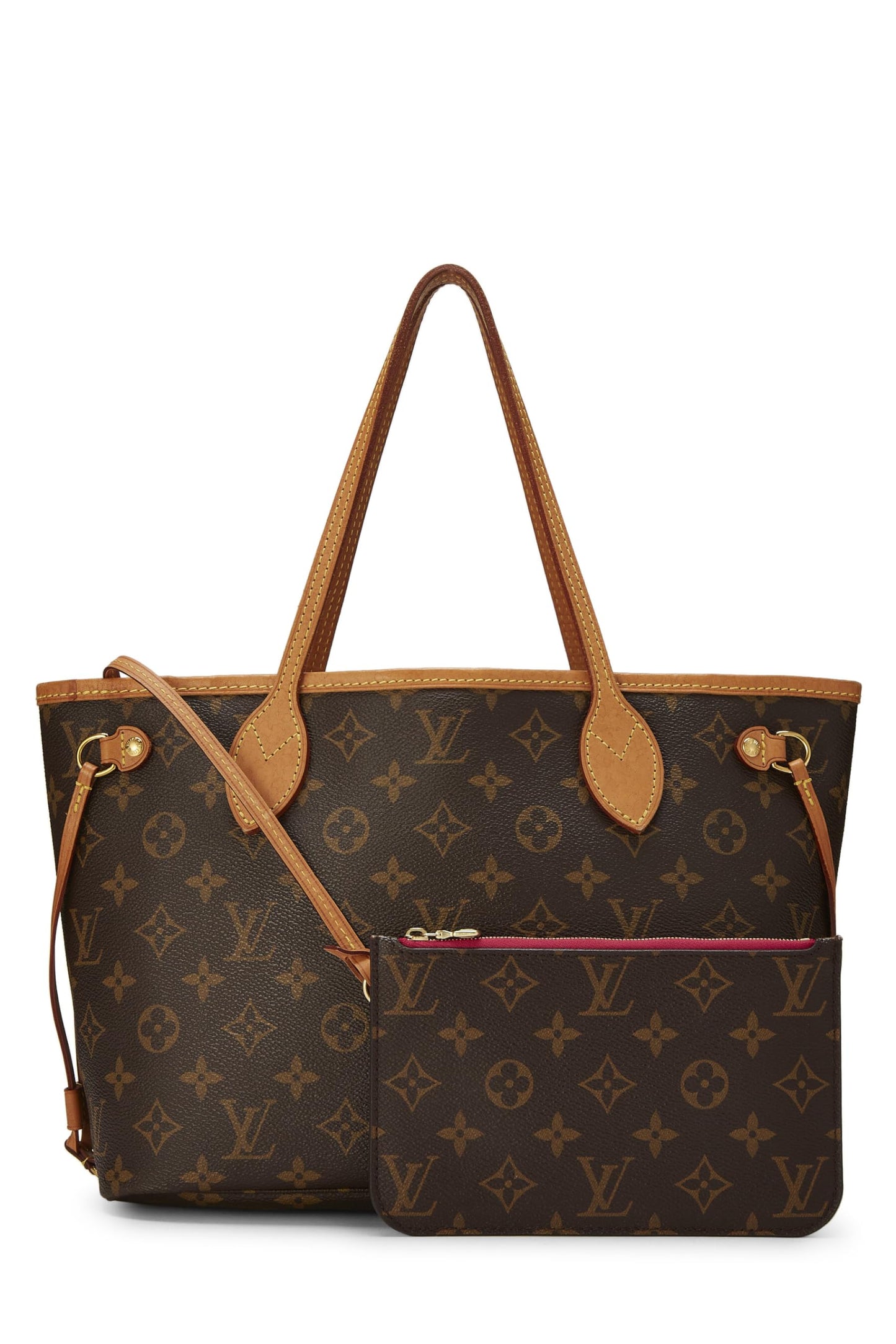 Louis Vuitton, Neo Neverfull PM en toile monogram rose d'occasion, rose