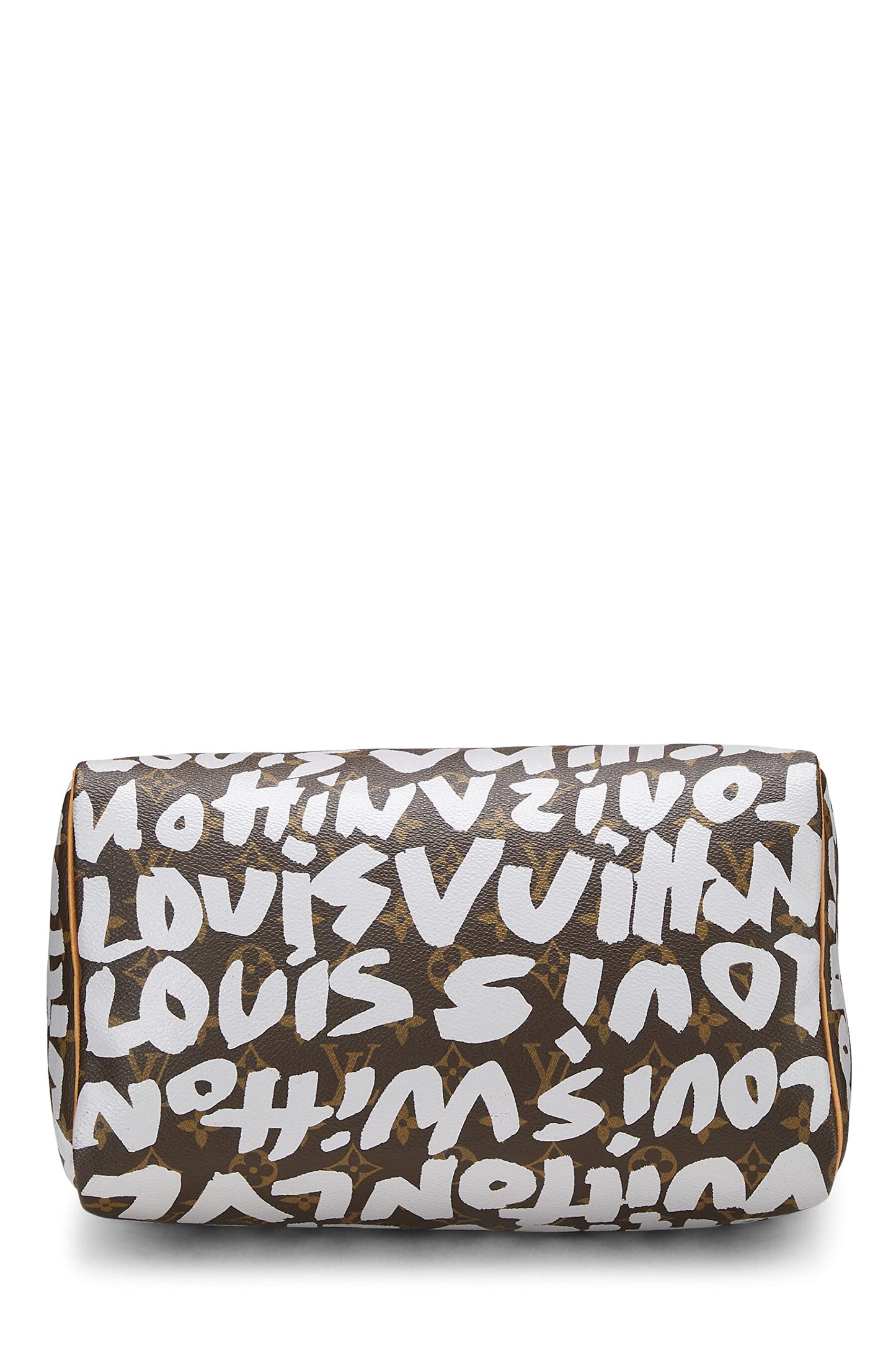 Louis Vuitton, Stephen Sprouse x Louis Vuitton d'occasion, Speedy 30 gris graffiti Monogram, gris