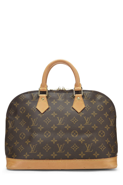 Louis Vuitton, Alma PM en toile Monogram d'occasion, marron