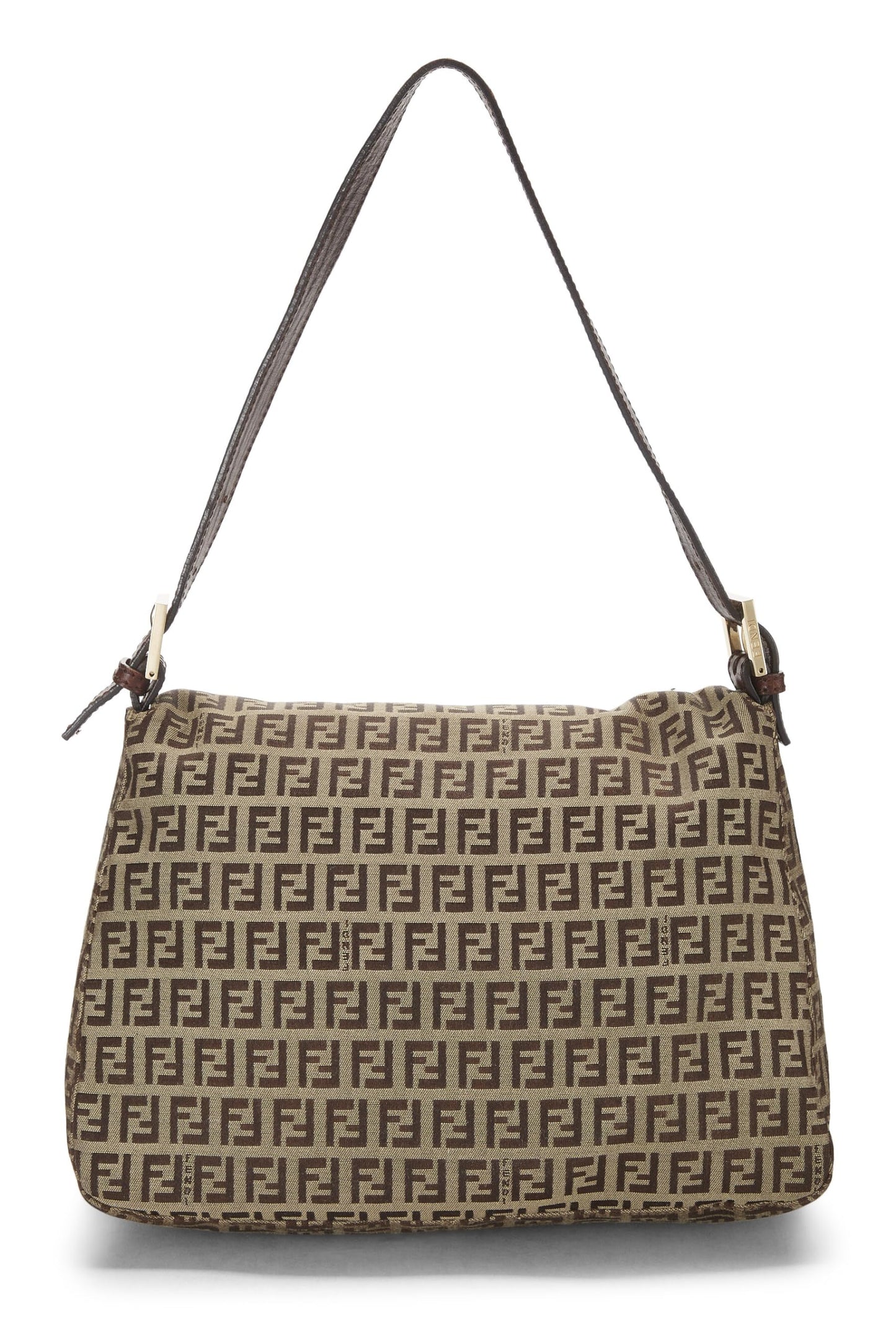 Fendi, sac en toile marron Zucchino Mama d'occasion, marron