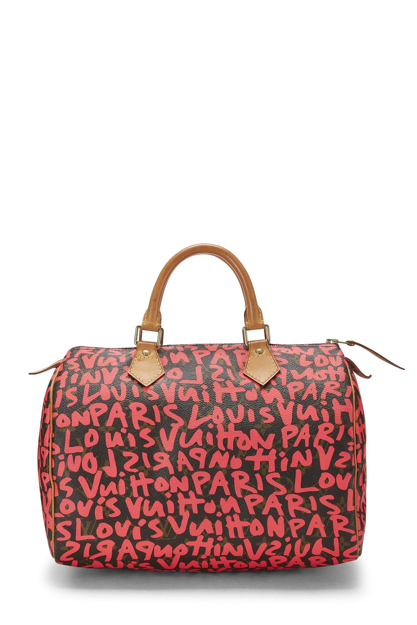 Louis Vuitton, Pre-Loved Stephen Sprouse x Louis Vuitton Monogram Pink Graffiti Speedy 30, Rosa