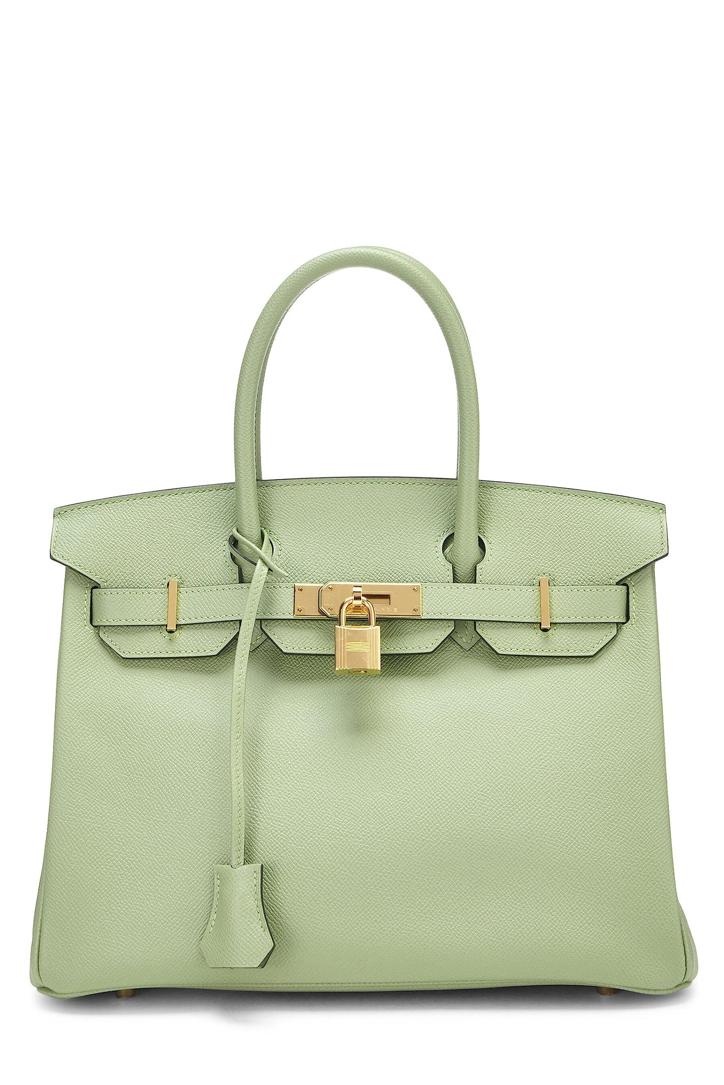 Hermès, Pre-Loved Vert Criquet Epsom Birkin 30, Vert Criquet