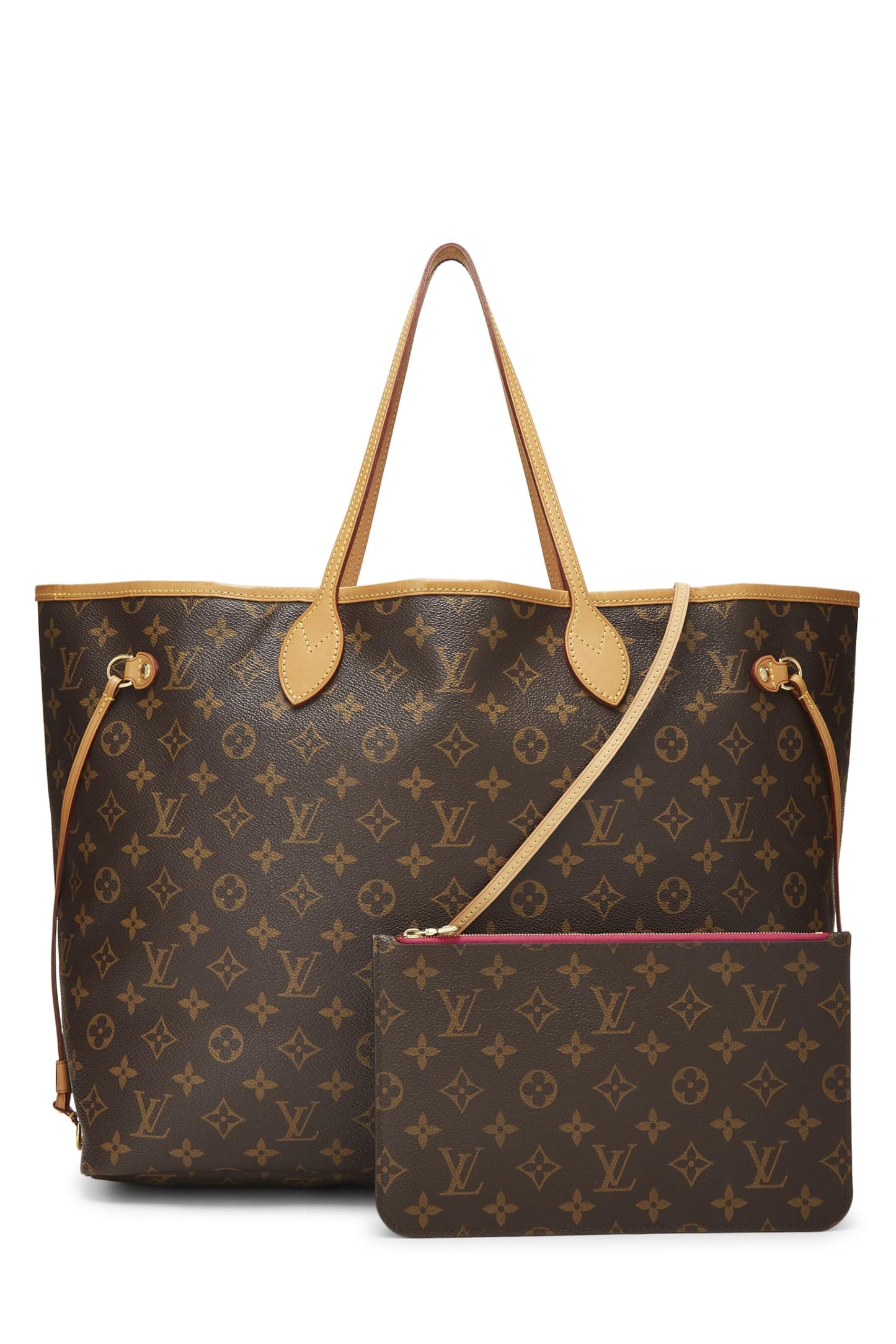 Louis Vuitton, Lona con monograma rosa Pre-Loved Neo Neverfull GM, Rosa