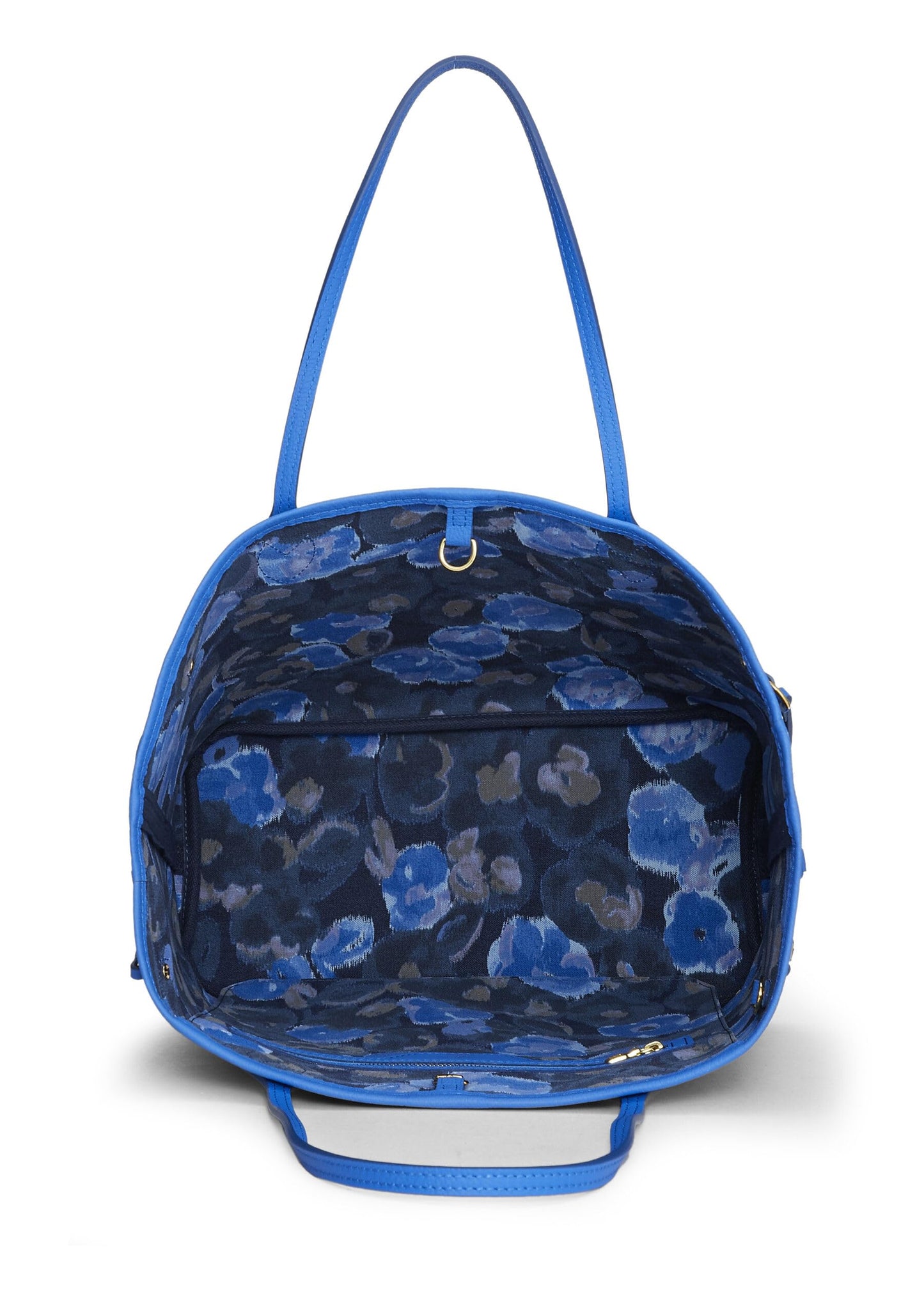 Louis Vuitton, Pre-Loved Lona con monograma azul Flor Ikat Neverfull MM, Azul