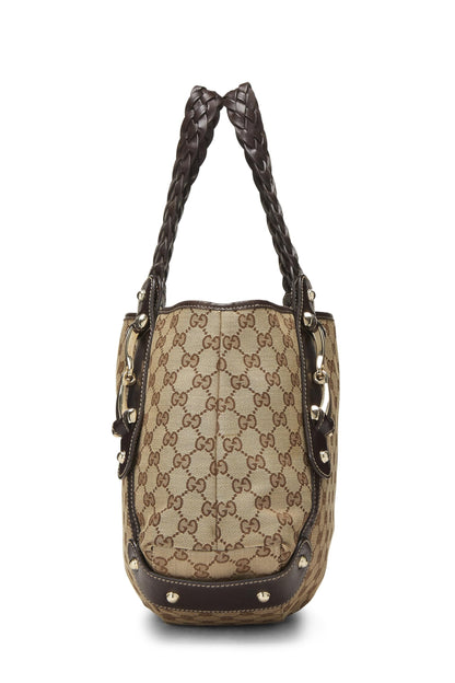 Gucci, sac fourre-tout Pelham en toile GG d'origine d'occasion, marron