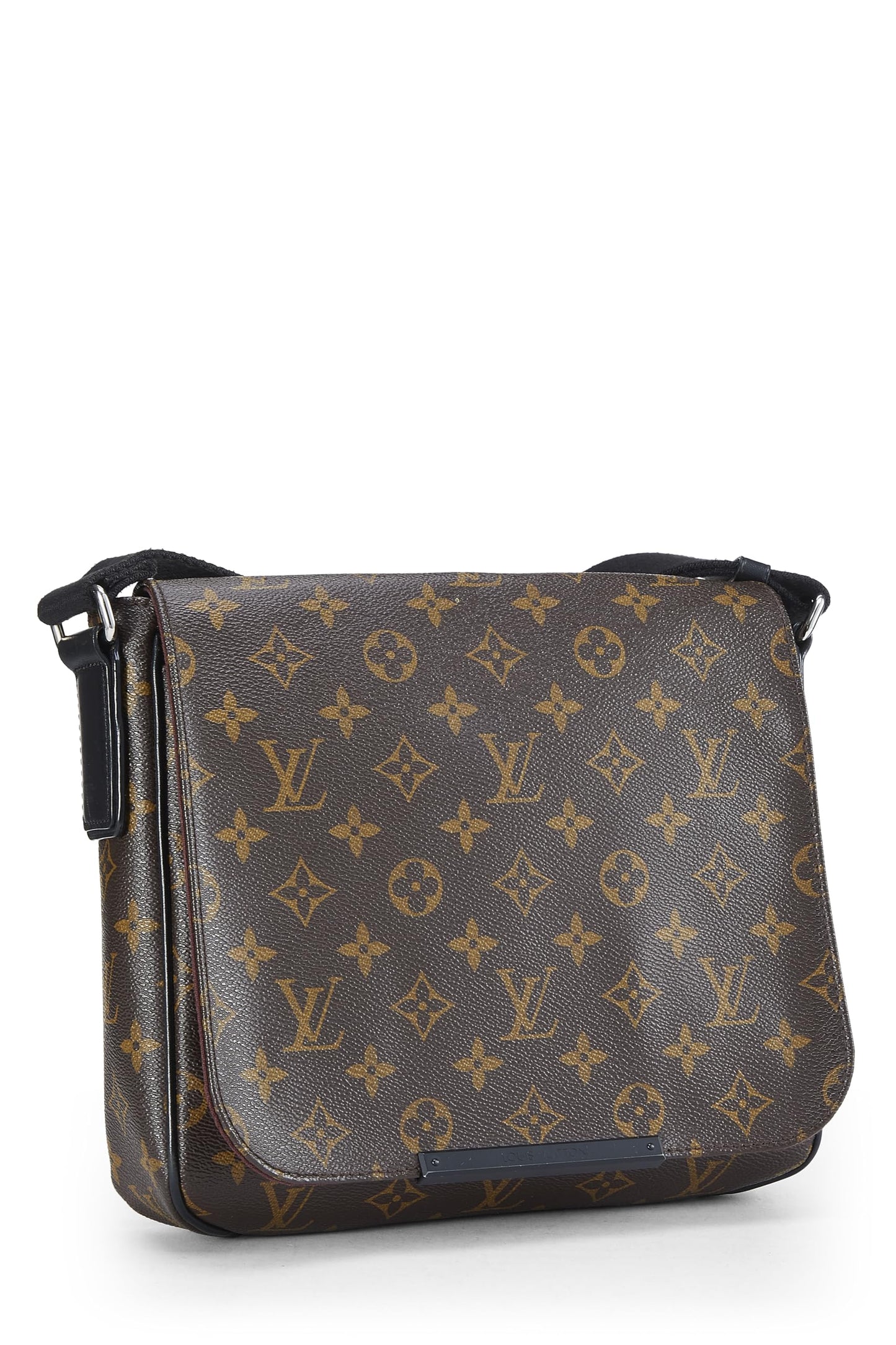 Louis Vuitton, Pre-Loved Monogram Canvas Macassar District PM, Black