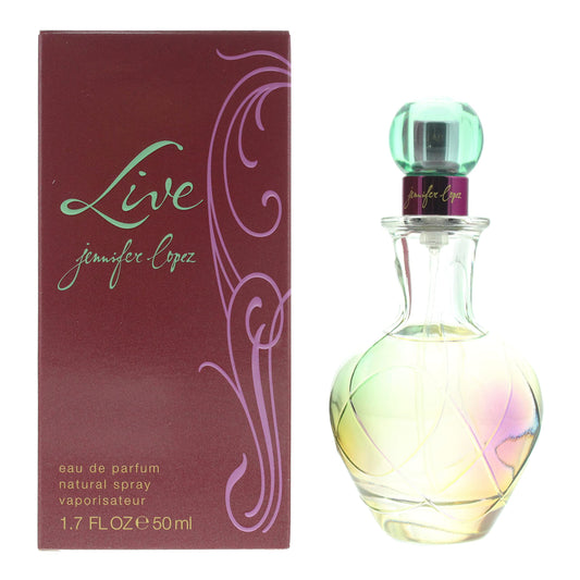 Live Jennifer Lopez By Jennifer Lopez For Women. Eau De Parfum Spray 1.7 Ounces