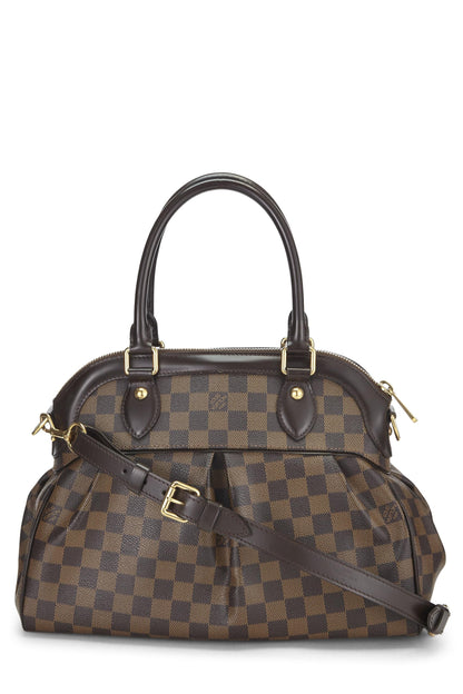 Louis Vuitton, Damier Ebene Trevi PM d'occasion, marron