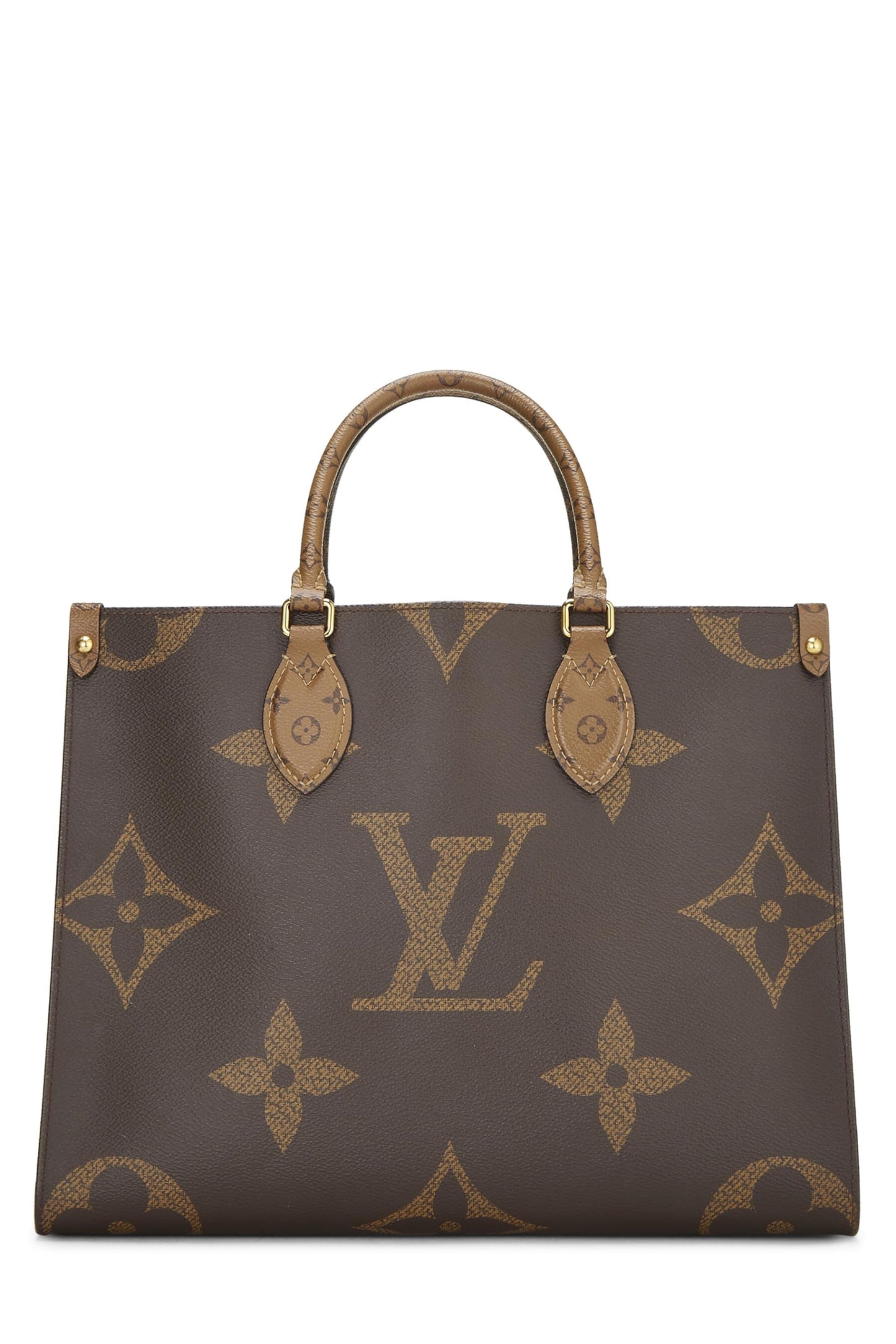 Louis Vuitton, Monograma invertido gigante On The Go MM Pre-Loved, Marrón