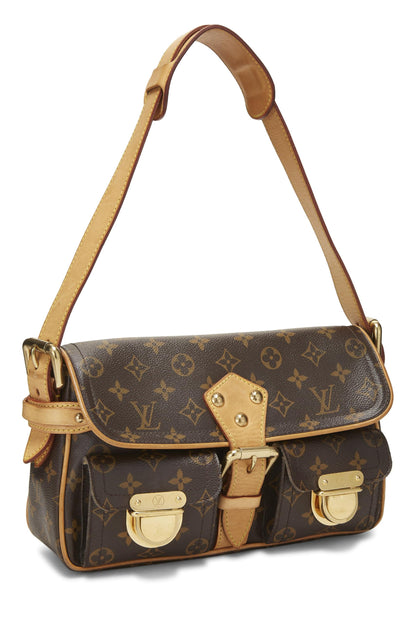 Louis Vuitton, Pre-Loved Monogram Canvas Hudson PM, Brown