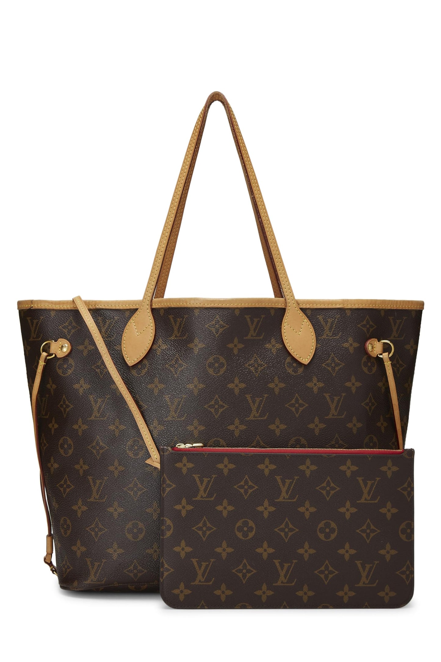 Louis Vuitton, Pre-Loved Monogram Canvas Neo Neverfull MM, Rojo