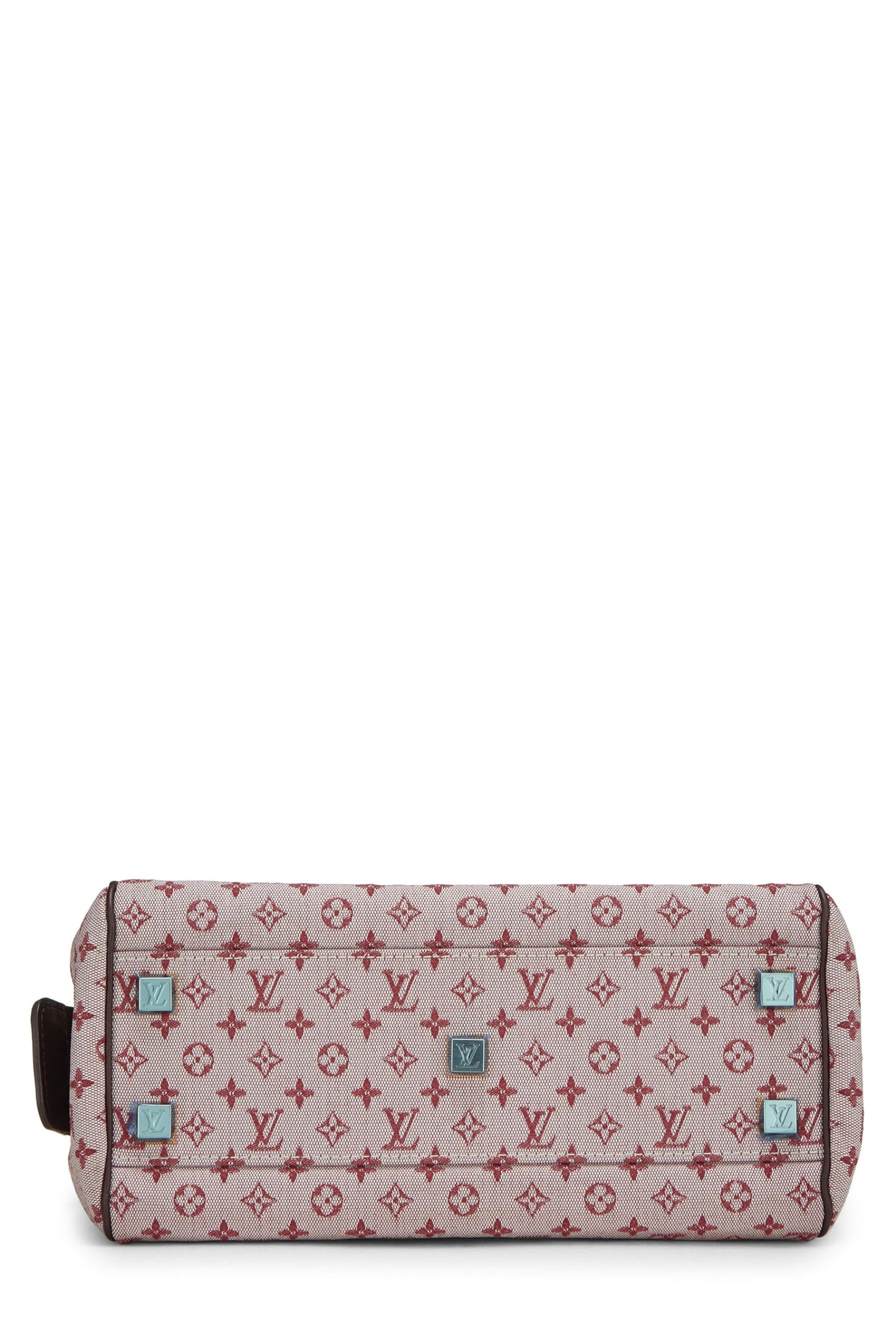 Louis Vuitton, Mini Lin Josephine PM Monogram Bordeaux d'occasion, Rouge