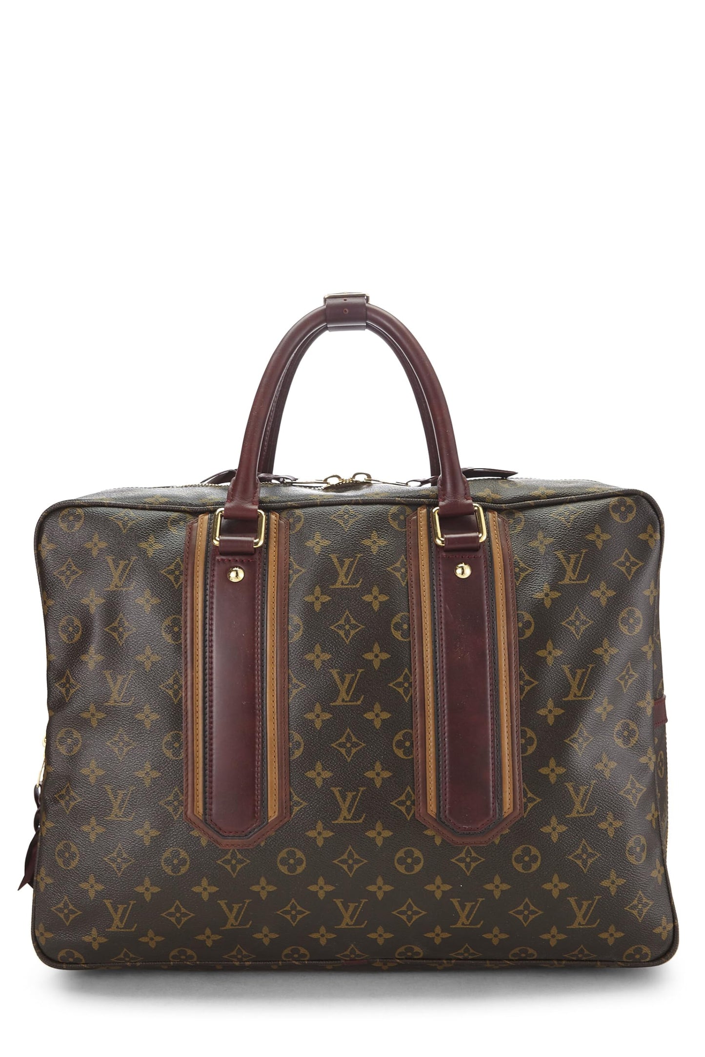 Louis Vuitton, Porte-documents Bequia Monogram d'occasion, marron