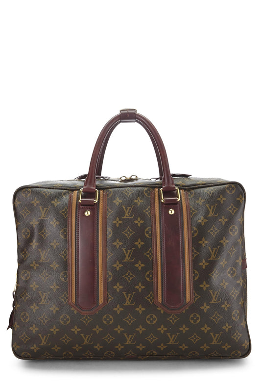 Louis Vuitton, Pre-Loved Monogram Bequia Porte Documents, Brown