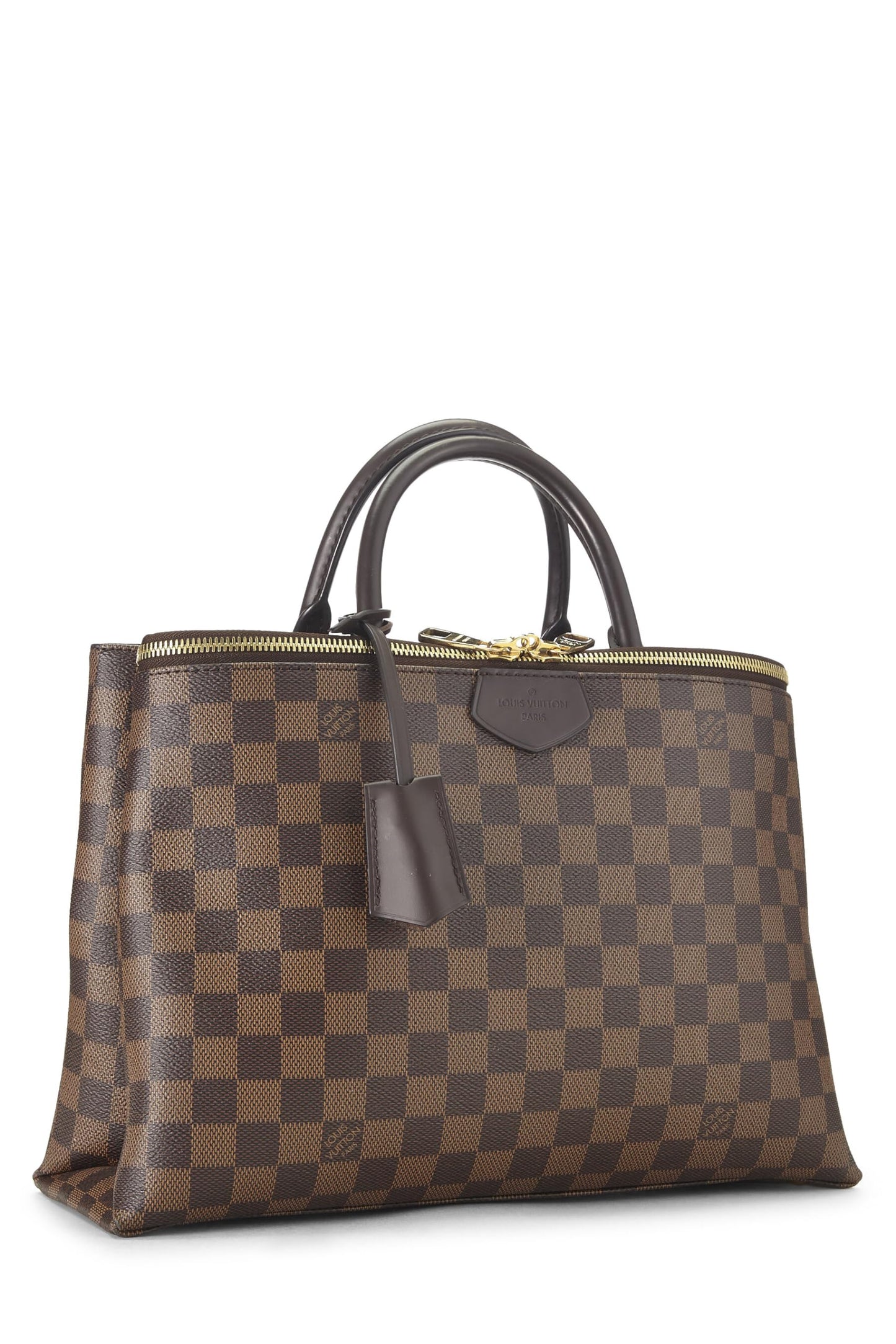 Louis Vuitton, sac fourre-tout Brompton Damier Ebene d'occasion, marron