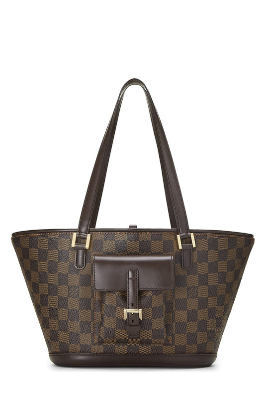 Louis Vuitton, Damier Ebene Manosque PM pré-aimé, Marron