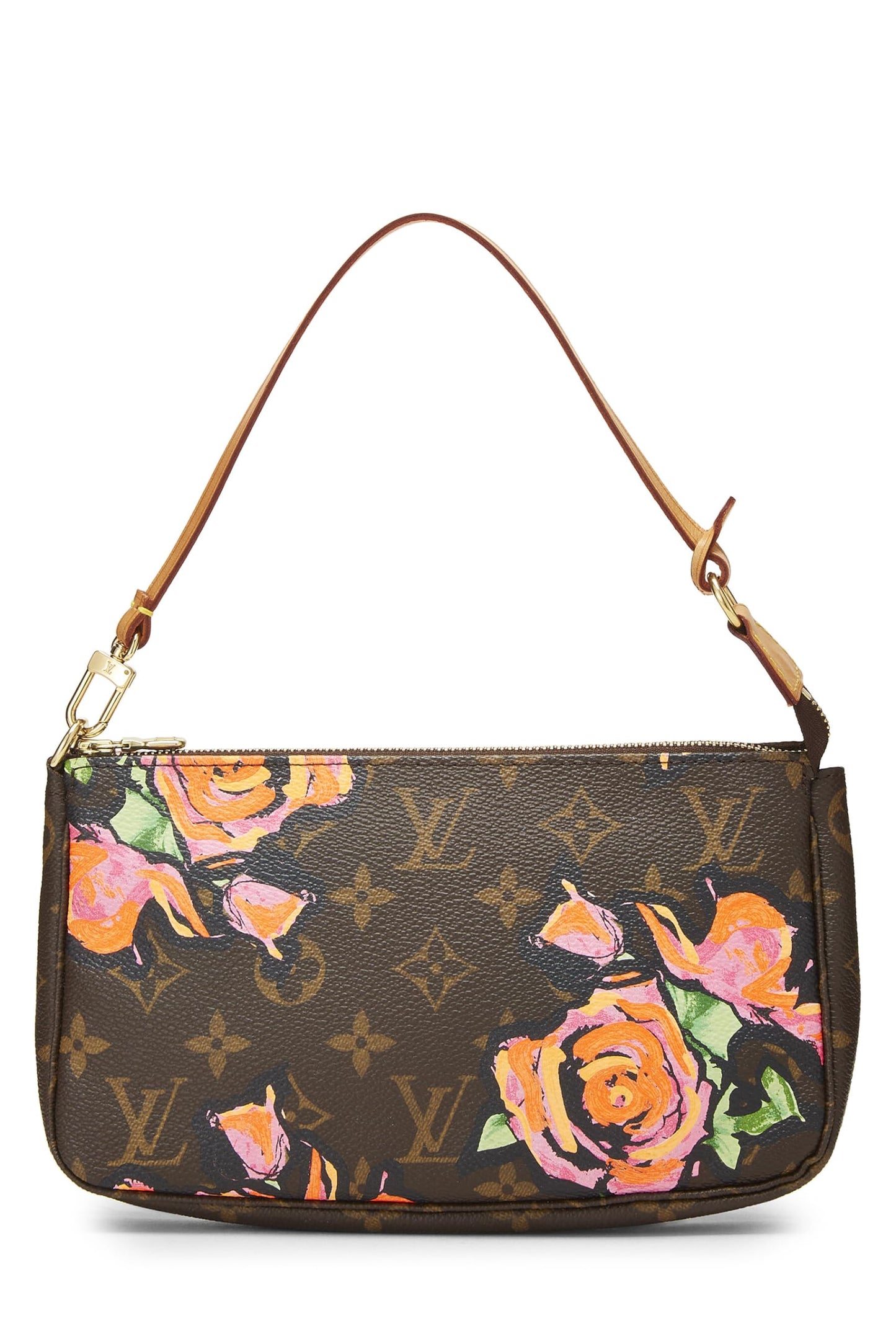 Louis Vuitton, Pochette Accessoires Monogram Roses Stephen Sprouse x Louis Vuitton d'occasion, marron