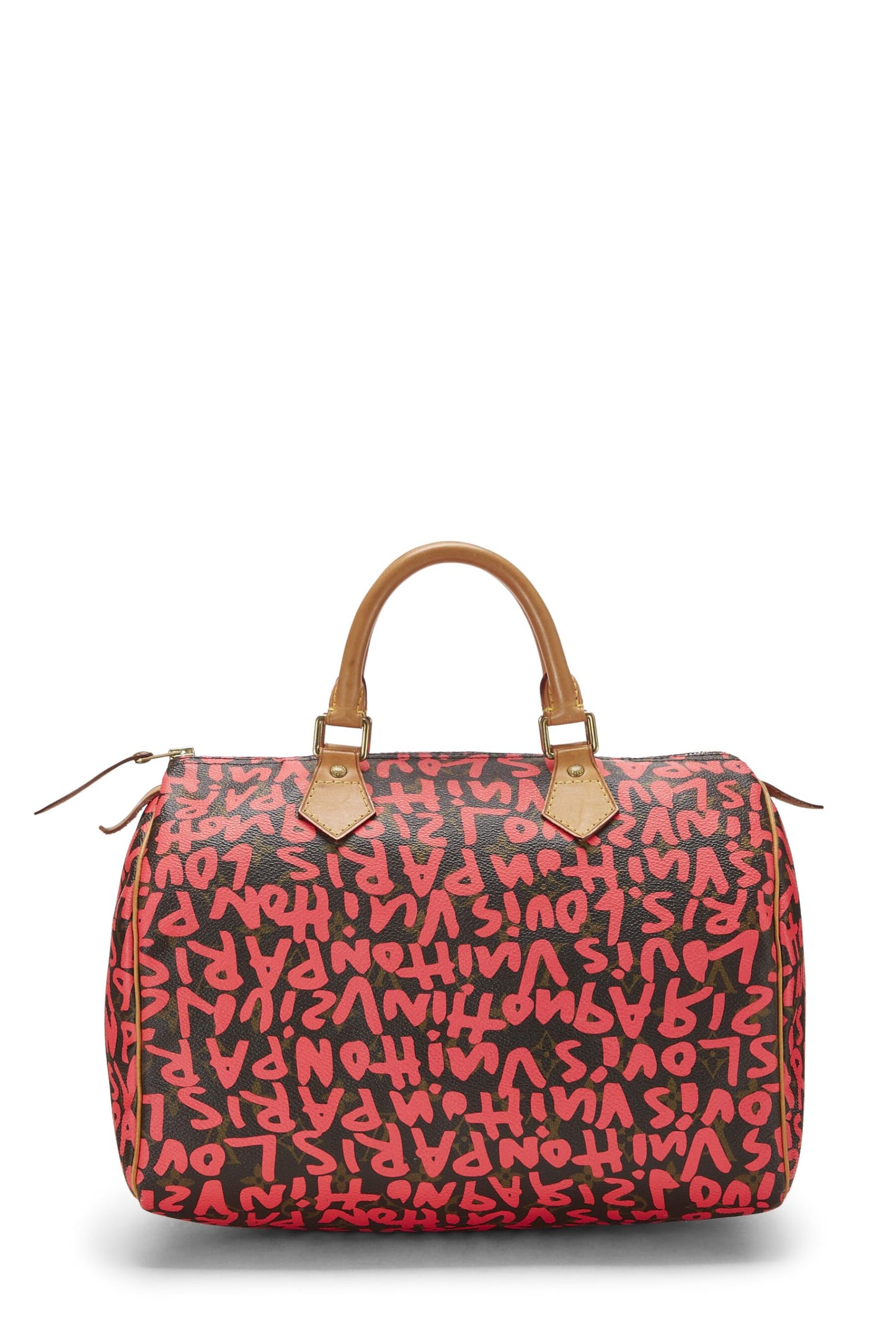 Louis Vuitton, Pre-Loved Stephen Sprouse x Louis Vuitton Monogram Pink Graffiti Speedy 30, Rosa