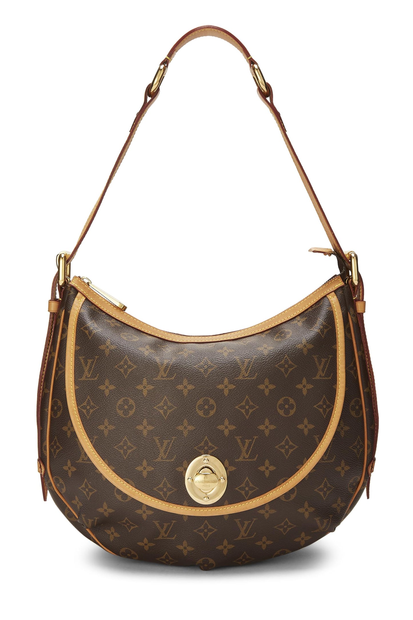 Louis Vuitton, Tulum GM en toile Monogram d'occasion, marron