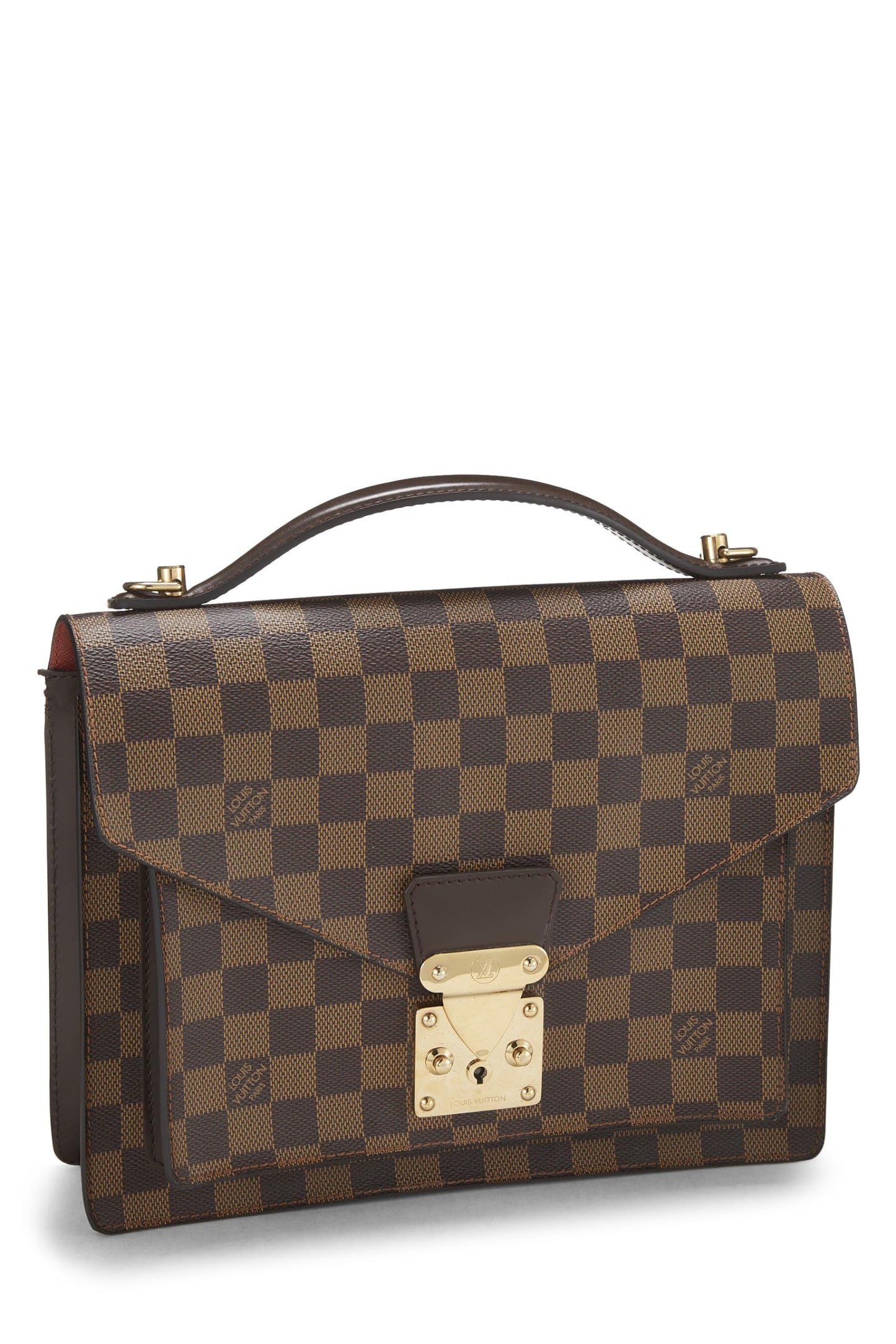 Louis Vuitton, Pre-Loved Damier Ebene Monceau, Brown