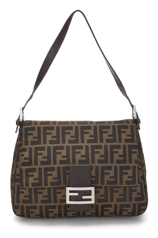 Fendi, Mama en toile Zucca marron pré-aimée, Marron