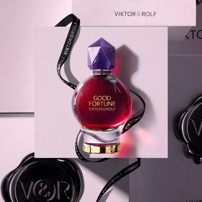 Viktor&Rolf - Good Fortune Eau de Parfum Intense - Floral & Ambery - Women's Perfume - With Notes of Vanilla & Sandalwood - 0.34 Fl Oz - Travel Size