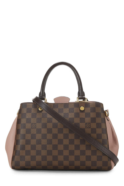 Louis Vuitton, Pre-Loved Pink Damier Ebene Canvas Bretaña, Rosa