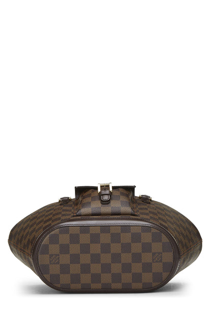 Louis Vuitton, Pre-Loved Damier Ebene Manosque PM, Brown