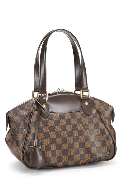 Louis Vuitton, Damier Ebene Verona PM d'occasion, marron