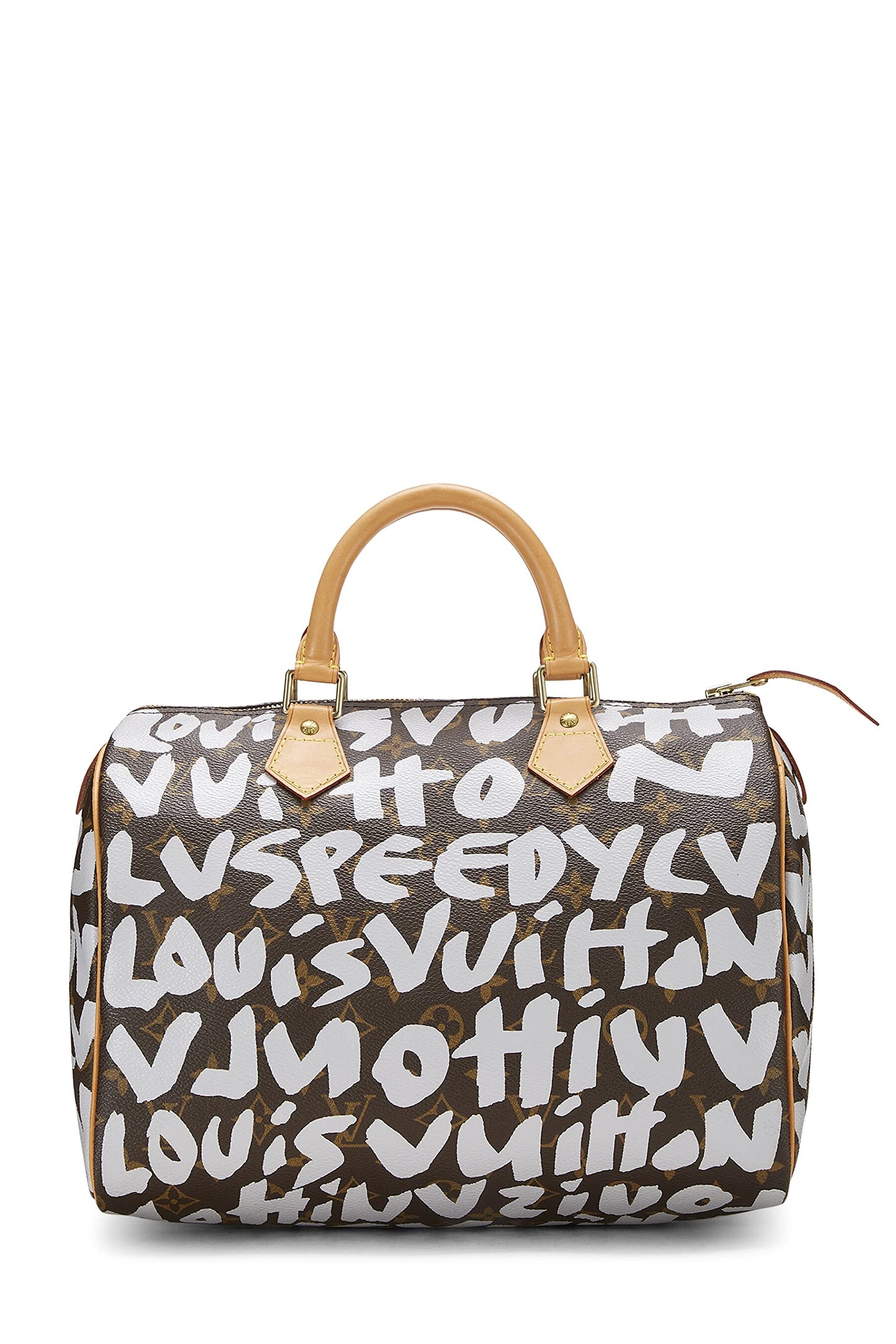 Louis Vuitton, Pre-Loved Stephen Sprouse x Louis Vuitton Monograma Gris Graffiti Speedy 30, Gris