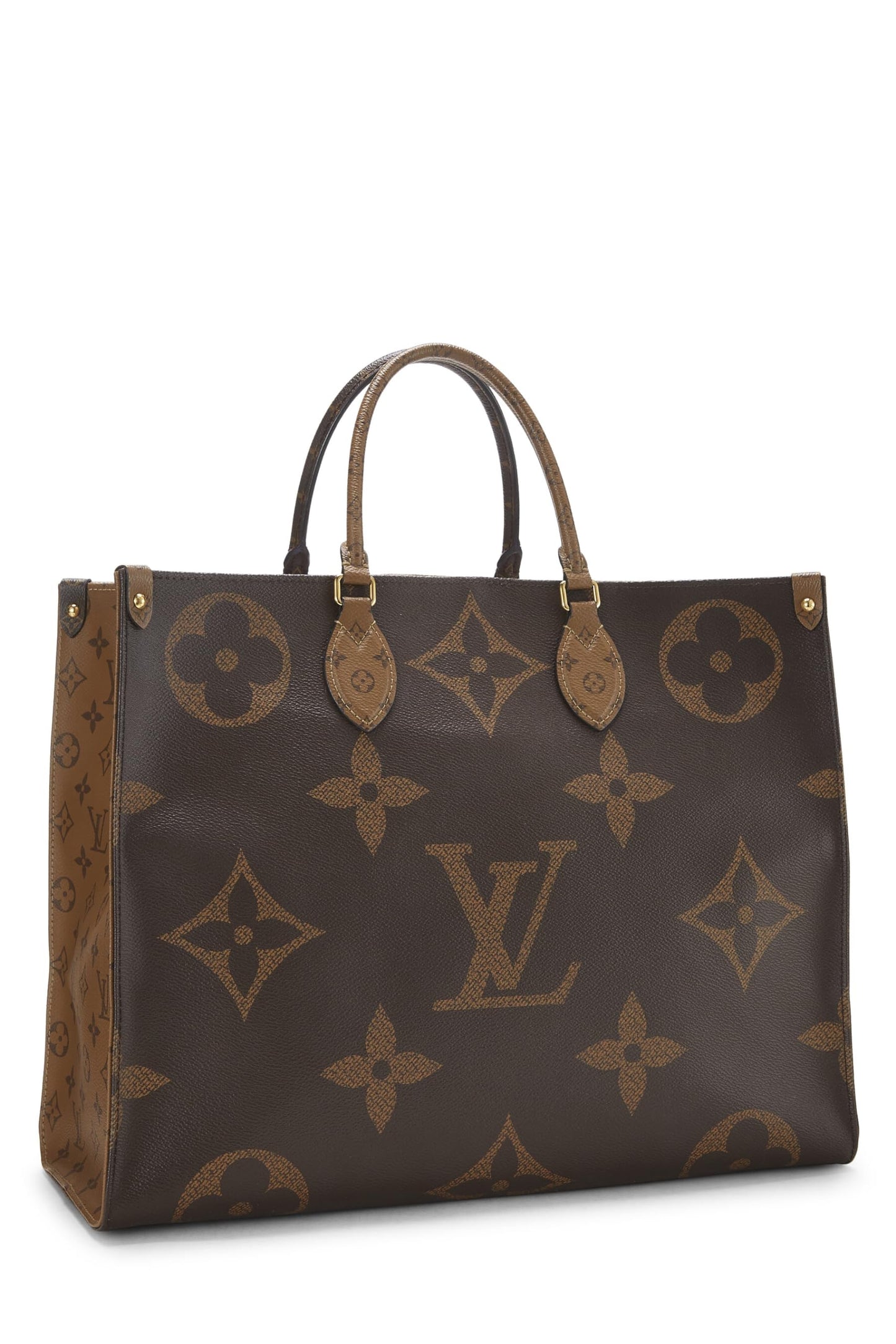 Louis Vuitton, Pre-Loved Monogram Reversed Giant On The Go GM, Brown