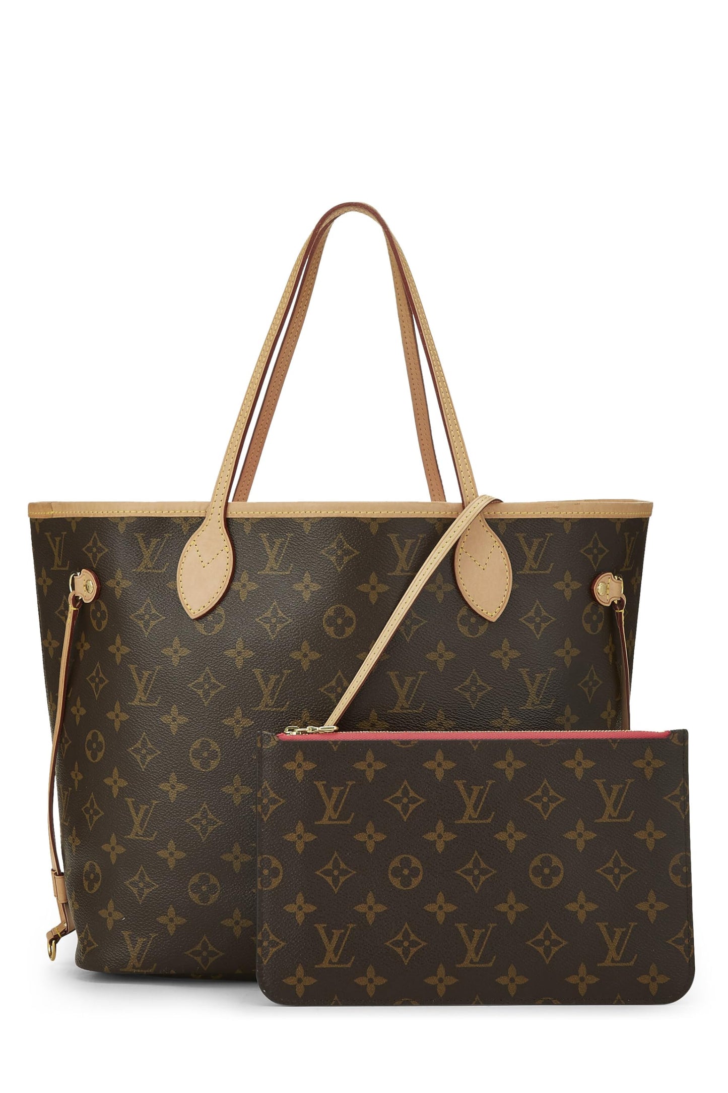 Louis Vuitton, Monogram V Neverfull MM rose d'occasion, rose